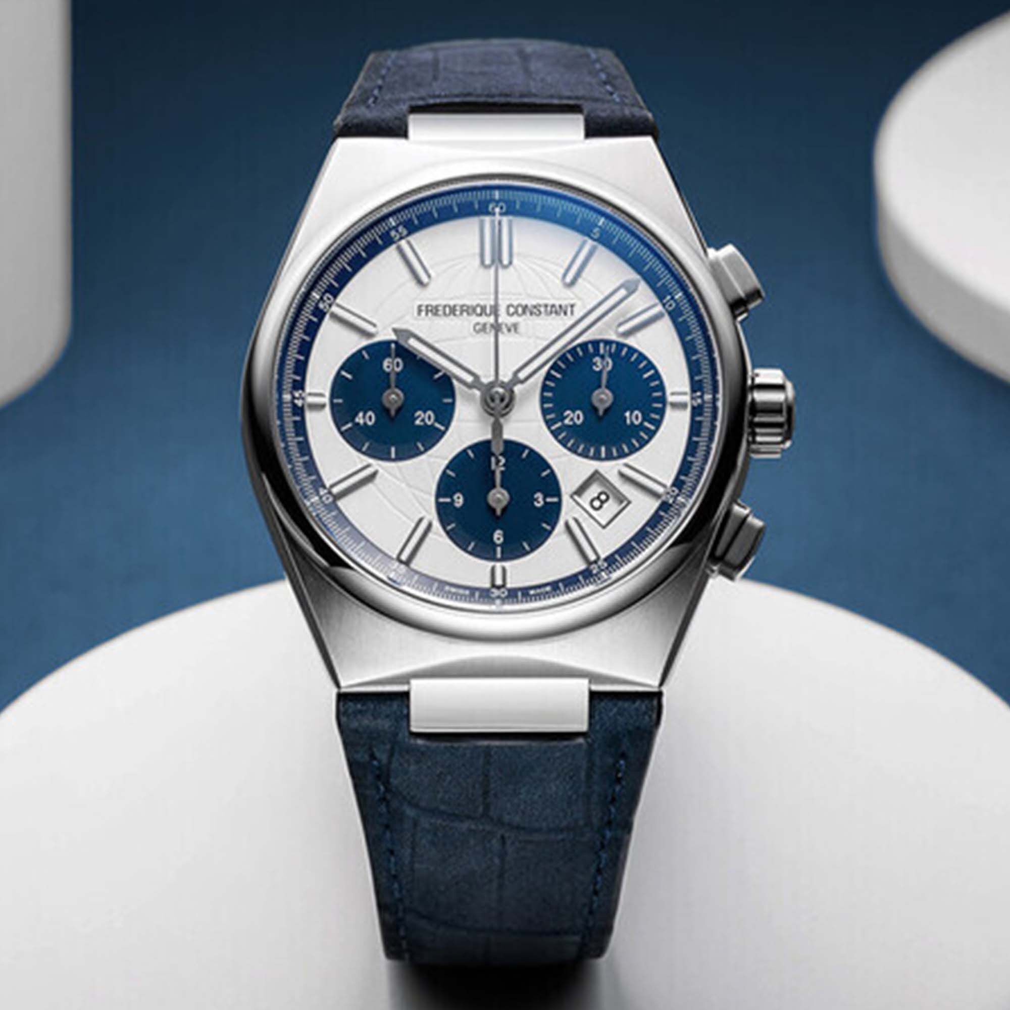 Highlife Automatic Chronograph 41 mm Stainless Steel Frederique Constant FC 391WN4NH6